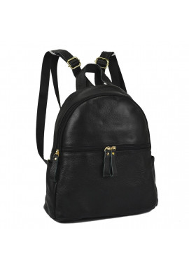 Фото Женский кожаный рюкзак черного цвета NM20-W008A