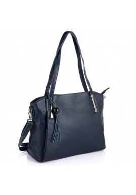Фото Синяя женская сумка-шоппер Riche F-A25F-FL-89055WBL