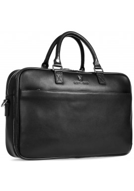 Фото Вместительная деловая сумка-портфель из натуральной гладкой кожи Royal Bag RB026A-5