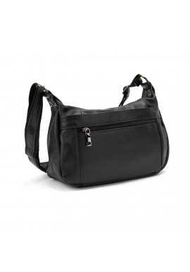 Фото Женская черная сумка через плечо из натуральной кожи Riche NM20-W2024A