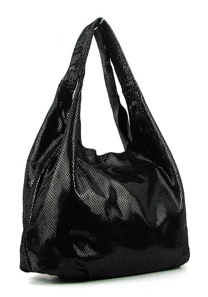 Фото Женская кожаная сумка 6680 черная