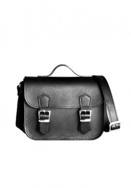 Фото Женская кожаная сумка Satchel Mini Black