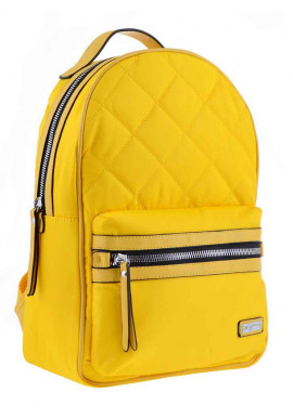 Фото Женский рюкзак стеганый желтого цвета YES YW-45 Tutti